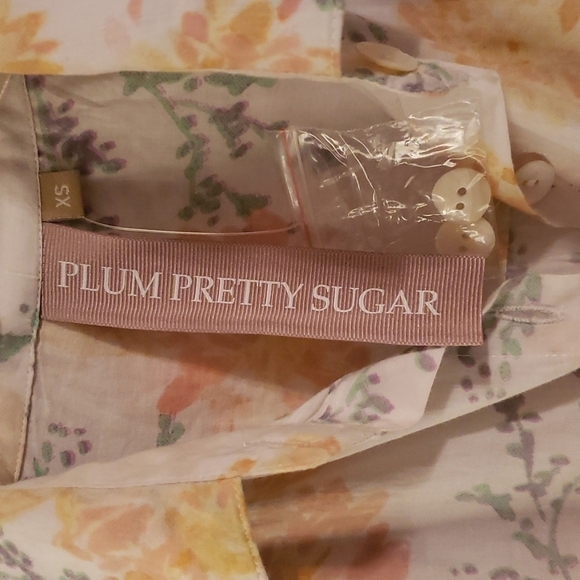 Plum Pretty Sugar Cotton Night Shirt NWOT - Picture 3 of 10